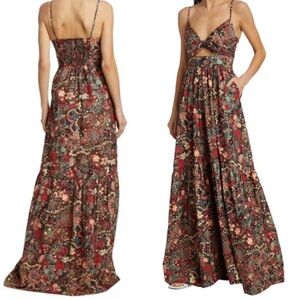 ALC Laura floral long dress